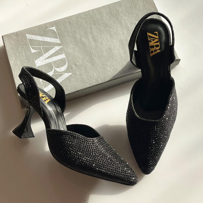Z-A-R-A Women Heels – Elegant Style (Black)