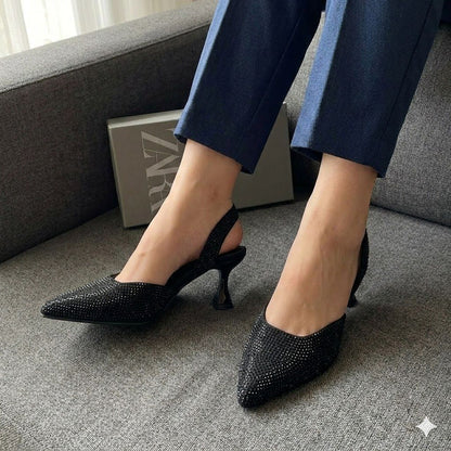 Z-A-R-A Women Heels – Elegant Style (Black)