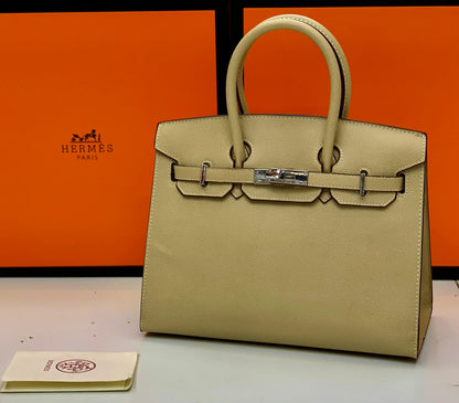 H-E-R-M-È-S Birkin Women Bag – Premium Luxury Edition (Cream)