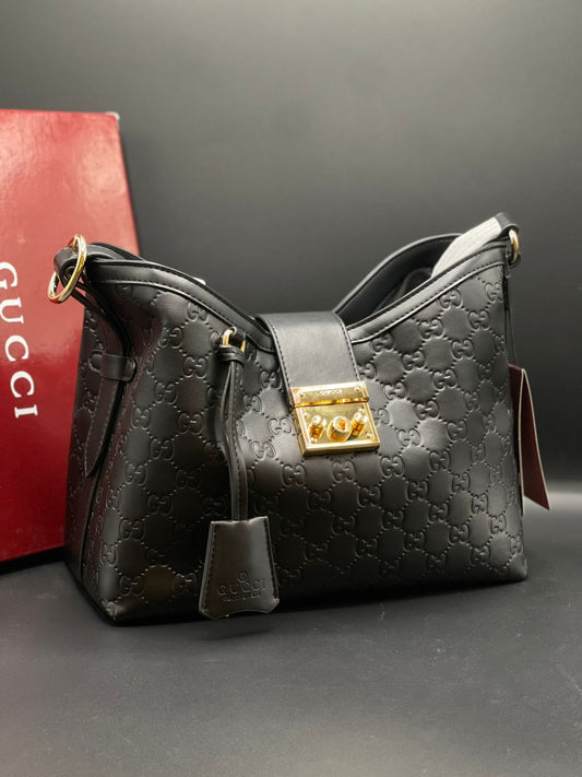 G-U-C-C-I Handbag – Premium Women Bag (Black)
