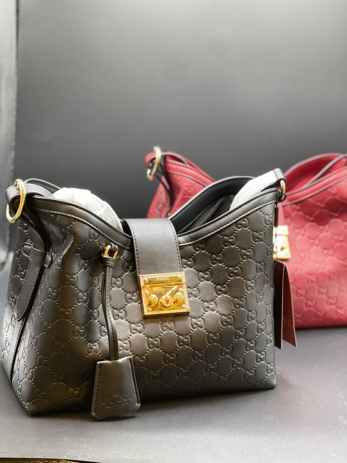 G-U-C-C-I Handbag – Premium Women Bag (Red)