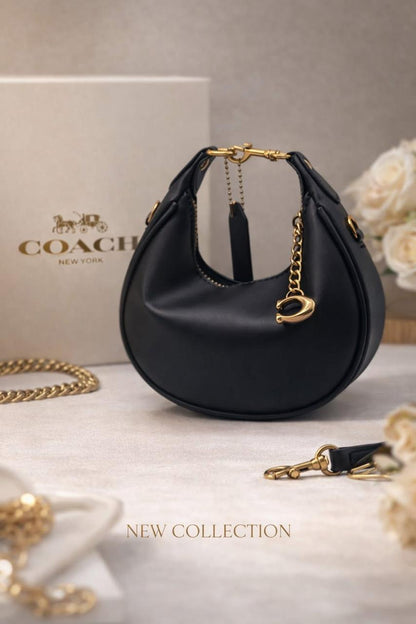 C-O-A-C-H Jonie Plain Mini Women Bag – Compact Luxury Edition (Black)