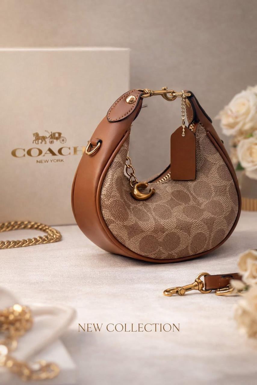 C-O-A-C-H Jonie Mini Women Bag – Compact Luxury Edition (Brown-2)