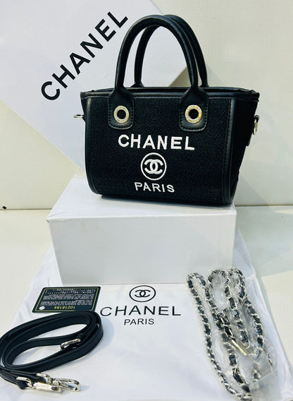 C-H-A-N-E-L Mini Tote Women Bag – Master Luxury Edition (Black)