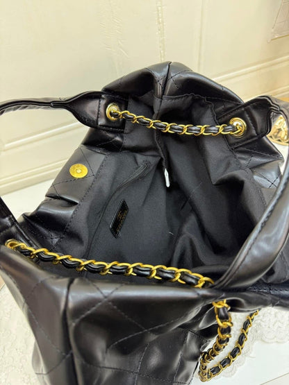 C-H-A-N-E-L Bow 25C Women Bag – Premium Edition (Black)