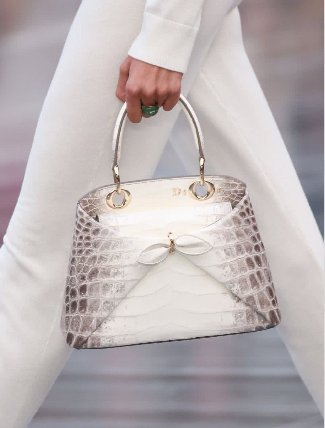 C-H-R-I-S-T-I-A-N D-I-O-R New-Era La Cigale Bag – Master Luxury Edition (White/Grey)
