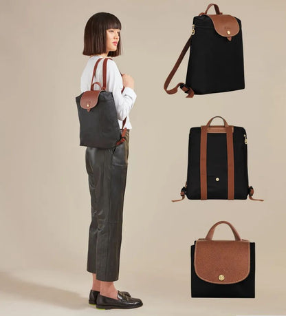 L-O-N-G-C-H-A-M-P Backpack – Classic Everyday Edition (Maroon)