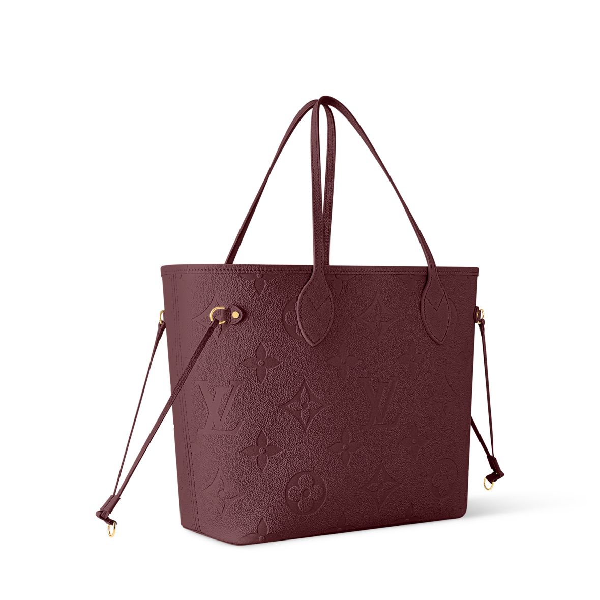 L-O-U-I-S V-U-I-T-T-O-N Neverfull MM Women Bag – Premium Edition (Red,Maroon)