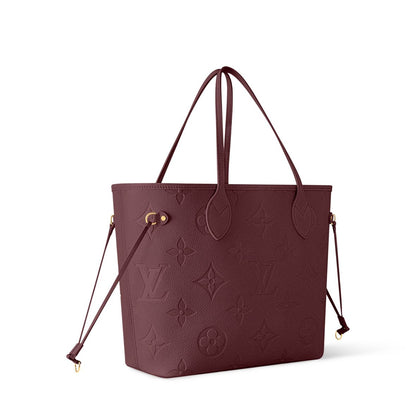 L-O-U-I-S V-U-I-T-T-O-N Neverfull MM Women Bag – Premium Edition (Red,Maroon)