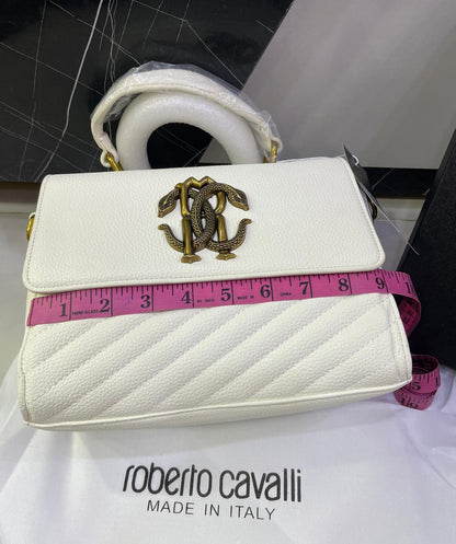 R-O-B-E-R-T-O C-A-V-A-L-L-I Women Bag – Italian Luxury Edition (Black)