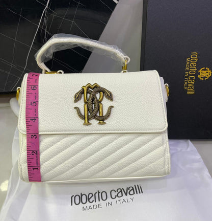R-O-B-E-R-T-O C-A-V-A-L-L-I Women Bag – Italian Luxury Edition (Black)