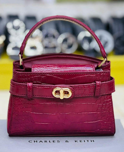 C-H-A-R-L-E-S & K-E-I-T-H Original Women Bag – Classic Edition (Red)