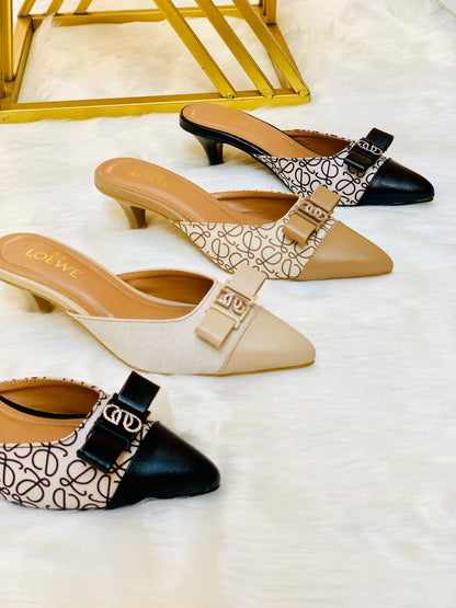L-O-E-W-E Heels – Official Model Women Footwear (Beige)