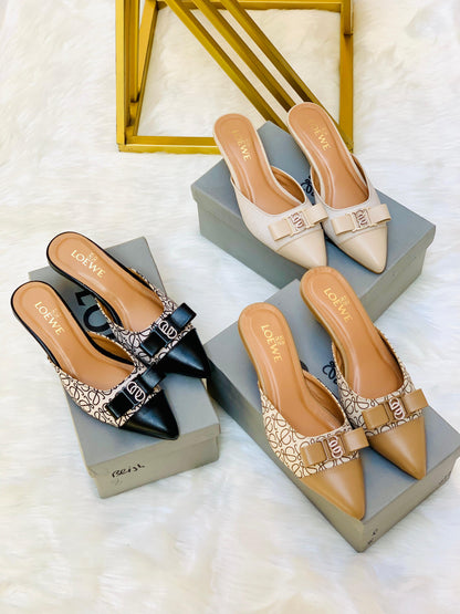 L-O-E-W-E Heels – Official Model Women Footwear (Beige)