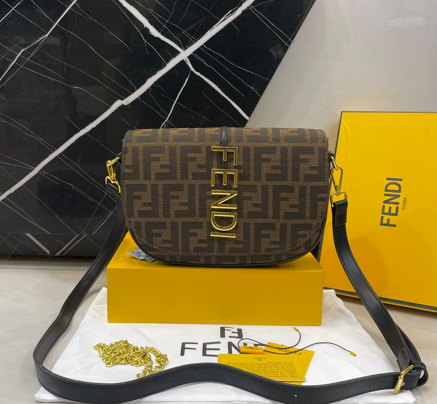 F-E-N-D-I Crossbody Women Bag – Master Class Edition (Design-1)
