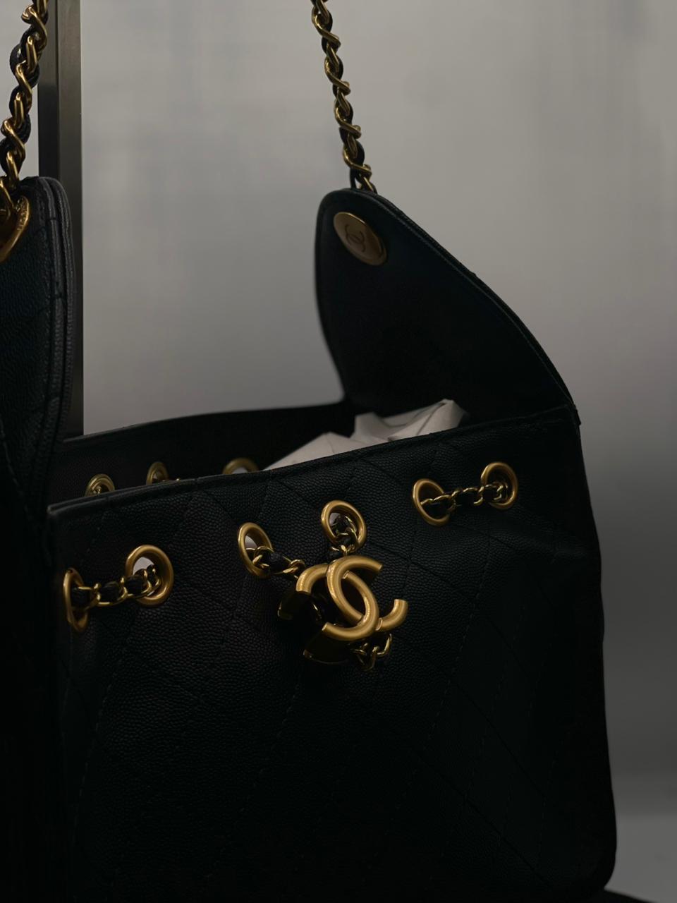 C-H-A-N-E-L 25 Small Handbag – Elegant Women Bag (Black)