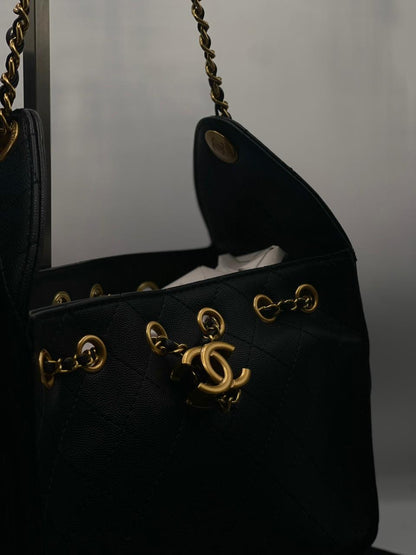 C-H-A-N-E-L 25 Small Handbag – Elegant Women Bag (Black)