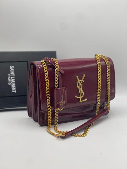 C-H-A-N-E-L 25 Small Handbag – Elegant Women Bag (Maroon)