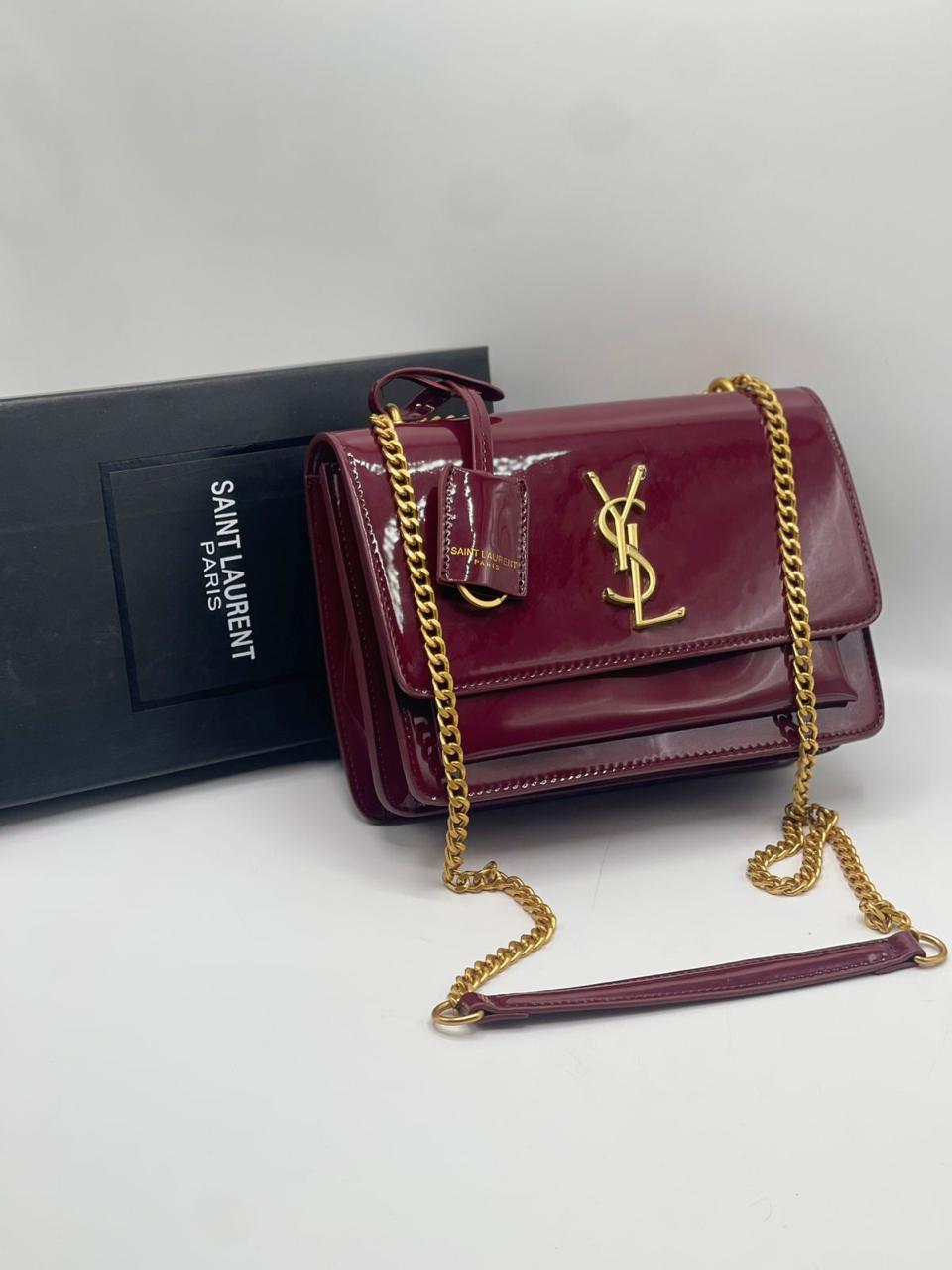 C-H-A-N-E-L 25 Small Handbag – Elegant Women Bag (Maroon)