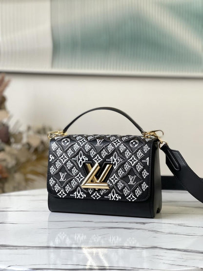 L-O-U-I-S V-U-I-T-T-O-N Crossbody Women Bag – Classic Edition (Black)