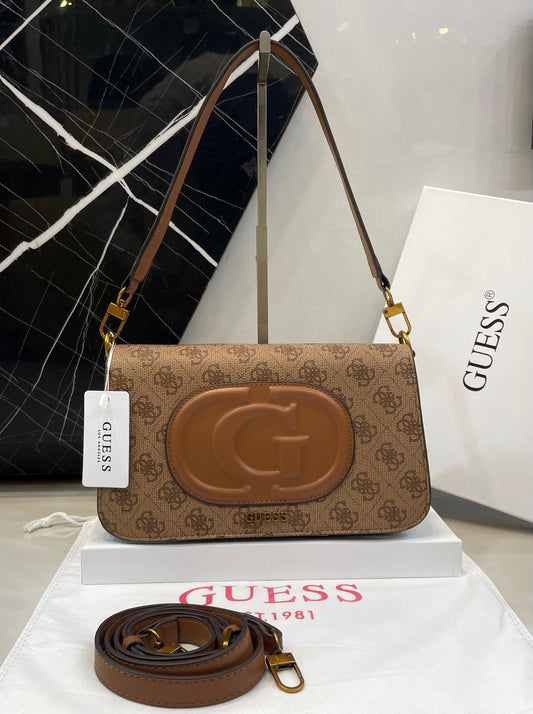 G-U-E-S-S Crossbody Women Bag – Master Class Edition (Brown/Beige)
