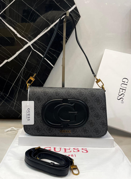 G-U-E-S-S Crossbody Women Bag – Master Class Edition (Black/Gey)