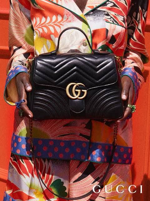 G-U-C-C-I Marmont Small Top Handle Women Bag – Classic Edition (Black)