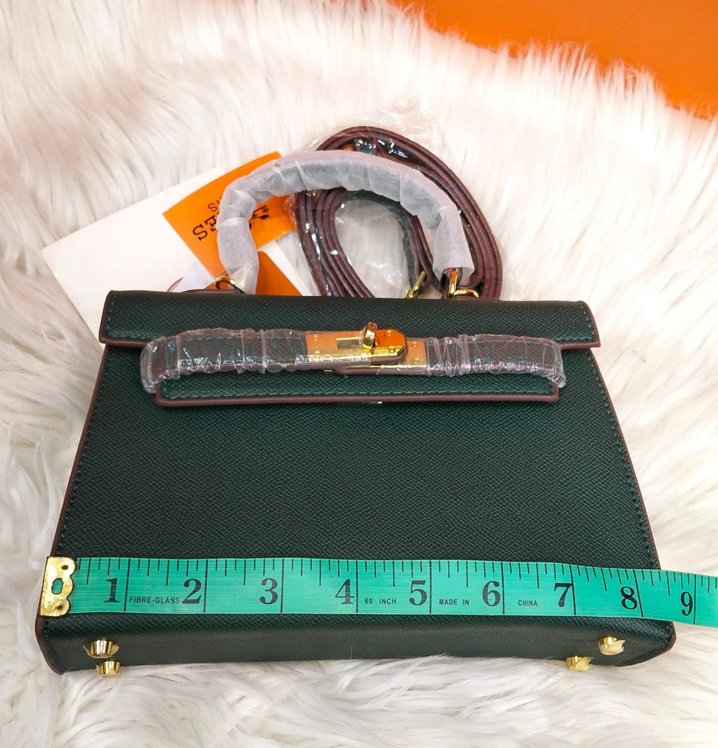 H-E-R-M-È-S Kelly 20 Mini Sellier – Petite Icon Women Bag (Brown)