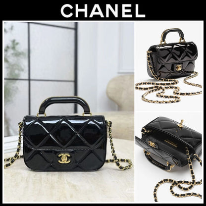 C-H-A-N-E-L Chain Crossbody Women Bag – Luxe Carry Edition (Black)