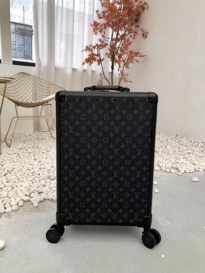 L-O-U-I-S V-U-I-T-T-O-N Monogram Luggage Bags – Travel Luxe Collection (Black/Grey)