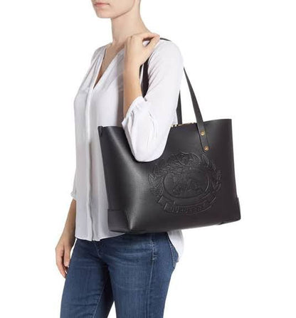 B-U-R-B-E-R-R-Y Crest Tote – Reversible Luxe Women Bag (Black)