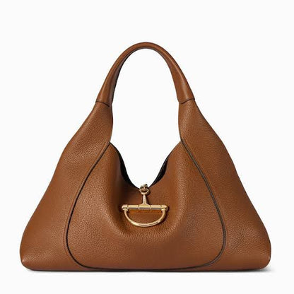 G-U-C-C-I Softbit Maxi Shoulder Women Bag – Luxe 2Pc Set (Brown)