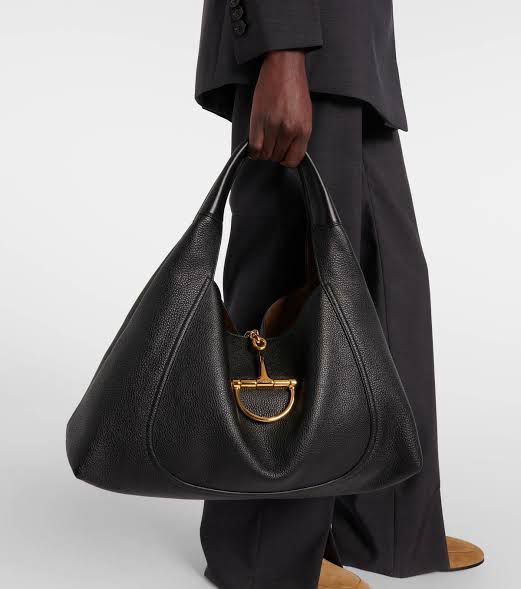 G-U-C-C-I Softbit Maxi Shoulder Women Bag – Luxe 2Pc Set (Black)