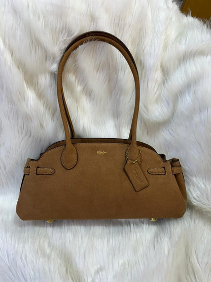C-O-A-C-H Empire Carryall Women Bag – Vintage Luxe Edition (Suede Brown)