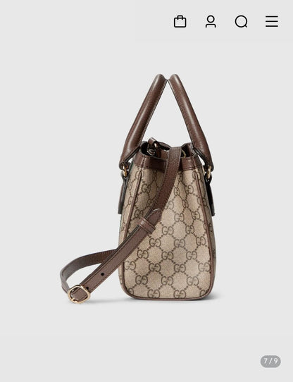 G-U-C-C-I Ophidia GG Supreme Medium Tote – Signature Luxe Women Bag (Small)