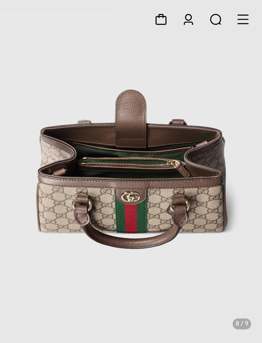 G-U-C-C-I Ophidia GG Supreme Medium Tote – Signature Luxe Women Bag (Small)