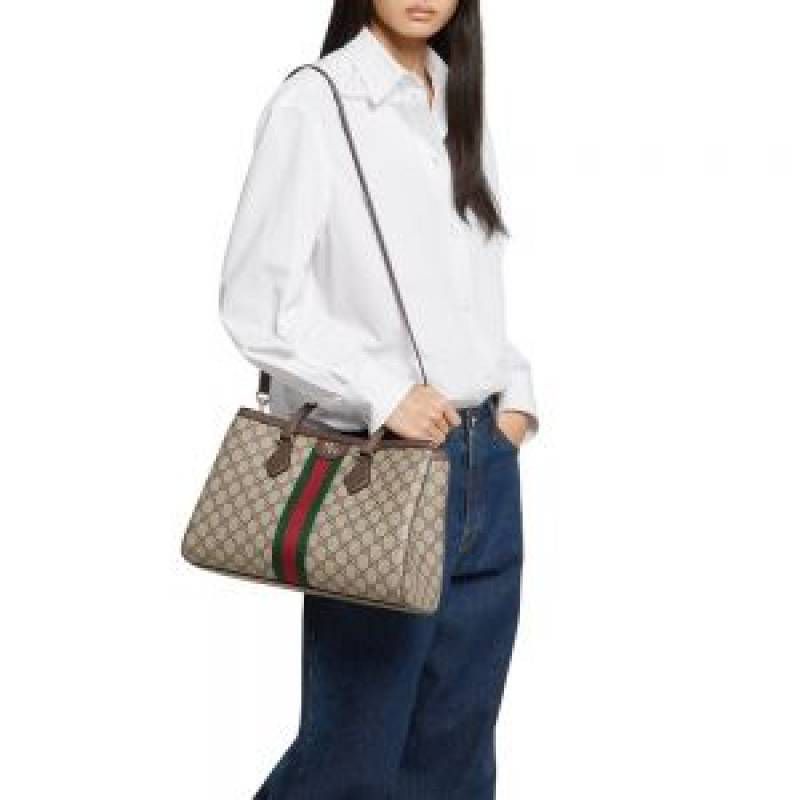 G-U-C-C-I Ophidia GG Supreme Medium Tote – Signature Luxe Women Bag (Medium)