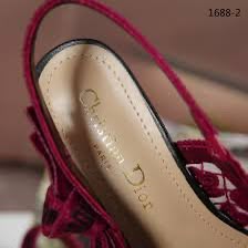 J'A-D-I-O-R Slingback Pumps – Iconic Elegance Women Footwear (Red)