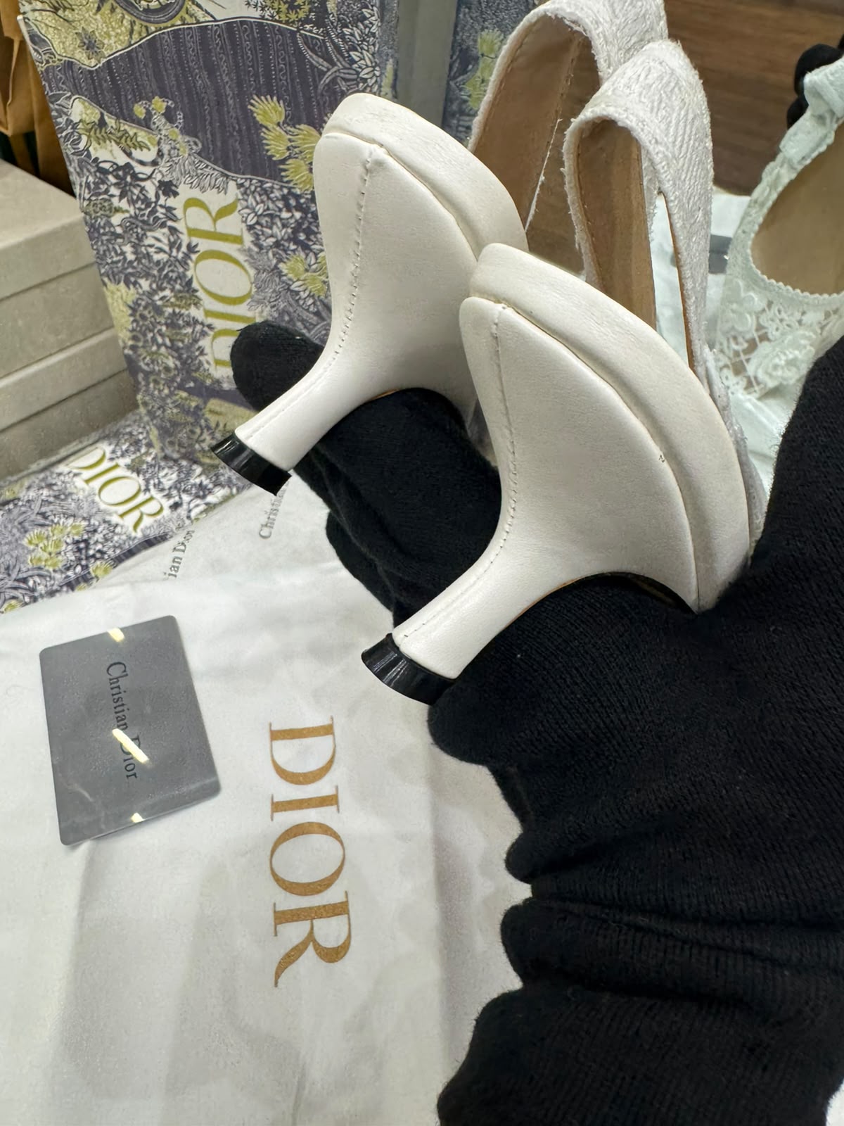 J'A-D-I-O-R Slingback Pumps – Iconic Elegance Women Footwear (White)