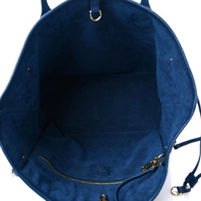 L-O-U-I-S V-U-I-T-T-O-N Neverfull MM Women Bag – Classic Edition 2pc (Blue)