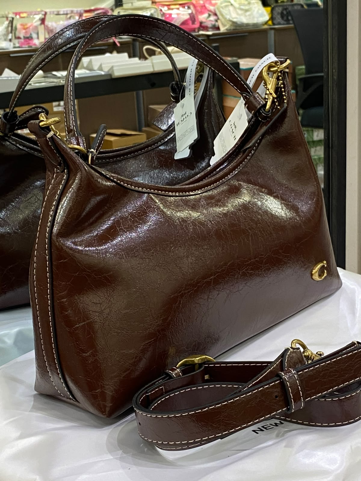 C-O-A-C-H Juliet Shoulder Bag – Everyday Luxe Women Bag (Brown)