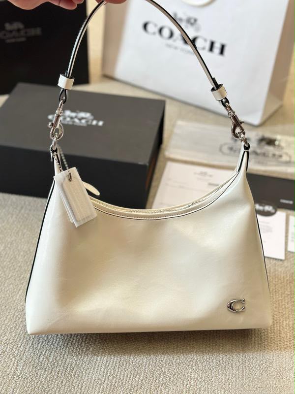 C-O-A-C-H Juliet Shoulder Bag – Everyday Luxe Women Bag (White)