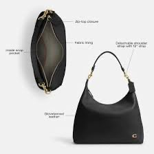 C-O-A-C-H Juliet Shoulder Bag – Everyday Luxe Women Bag (Black)