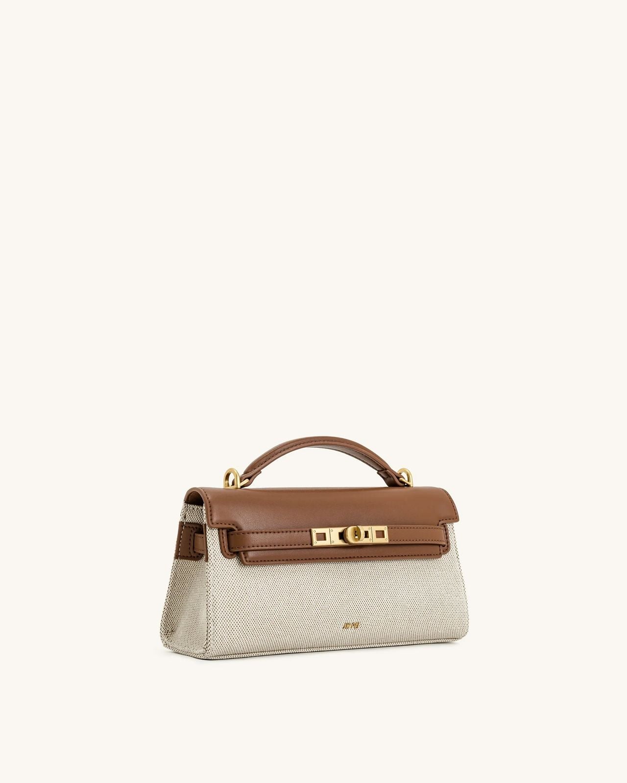 J-W P-E-I Noor Top Handle Bag – Modern Luxe Women Bag (Brown/Beige)