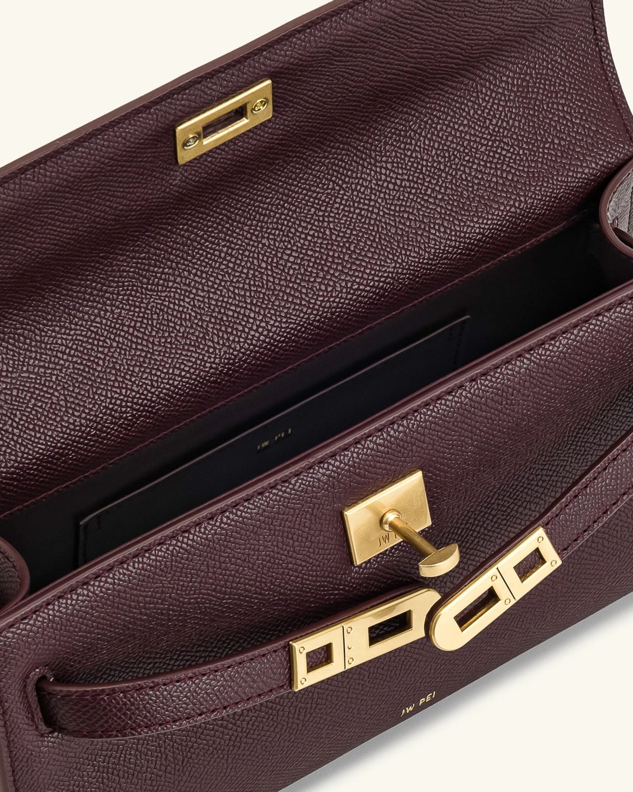J-W P-E-I Noor Top Handle Bag – Modern Luxe Women Bag (Maroon)