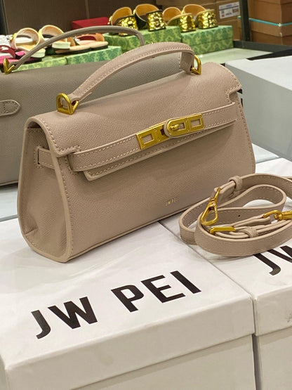 J-W P-E-I Noor Top Handle Bag – Modern Luxe Women Bag (Beige)