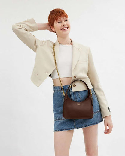 C-O-A-C-H Brooklyn Shoulder Bag 23 – Modern Luxe Women Bag (Brown)