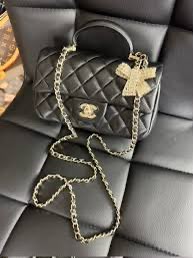 C-H-A-N-E-L Quilted Mini Top Handle Rectangular Flap Bag – Luxury Women Bag (Black)