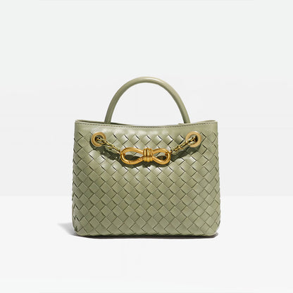B-O-T-T-E-G-A V-E-N-E-T-A Small Andiamo Bag – Signature Luxe Women Bag (Green-2)