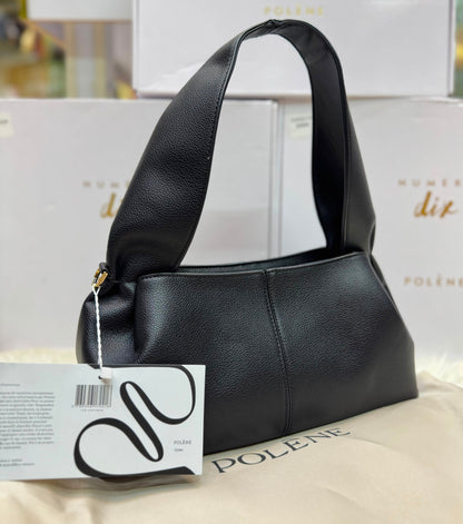 P-O-L-E-N-E Numéro Neuf East West – Elegant Luxe Women Bag (Black)